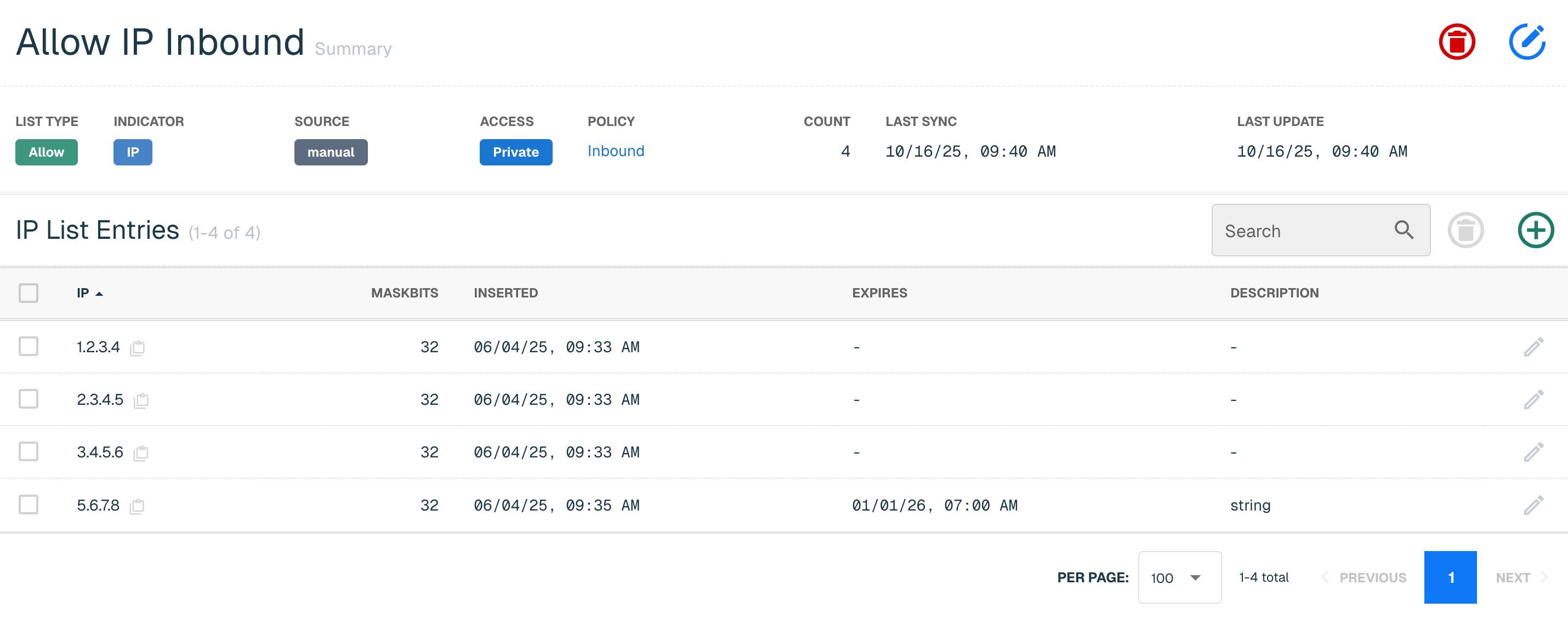 Creating IP Lists – threatER Knowledge Base